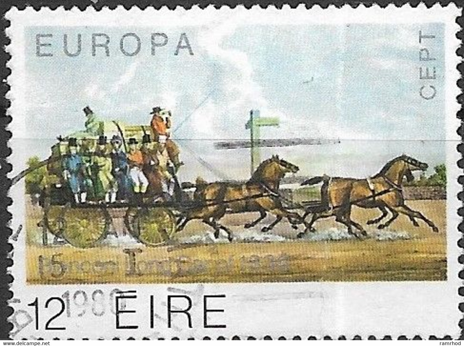 IRELAND 1979 Europa - 12p - Bianconi Long Car, 1836 FU - Oblitérés