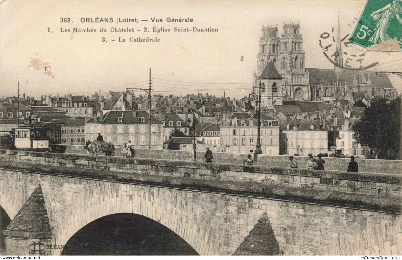 FRANCE - 45 - Orléans - Vue Générale - Carte Postale Ancienne - Orleans