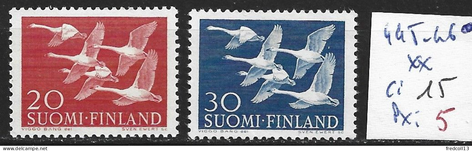 FINLANDE 445-46 ** Côte 15 € - Unused Stamps