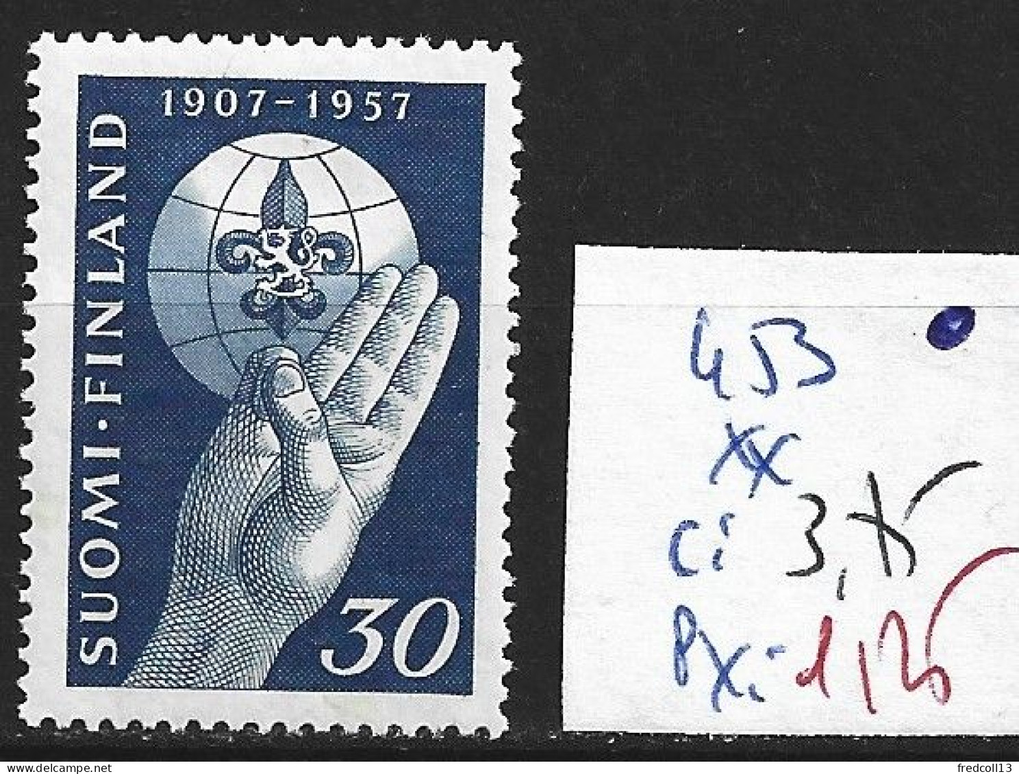 FINLANDE 453 ** Côte 3.75 € - Unused Stamps