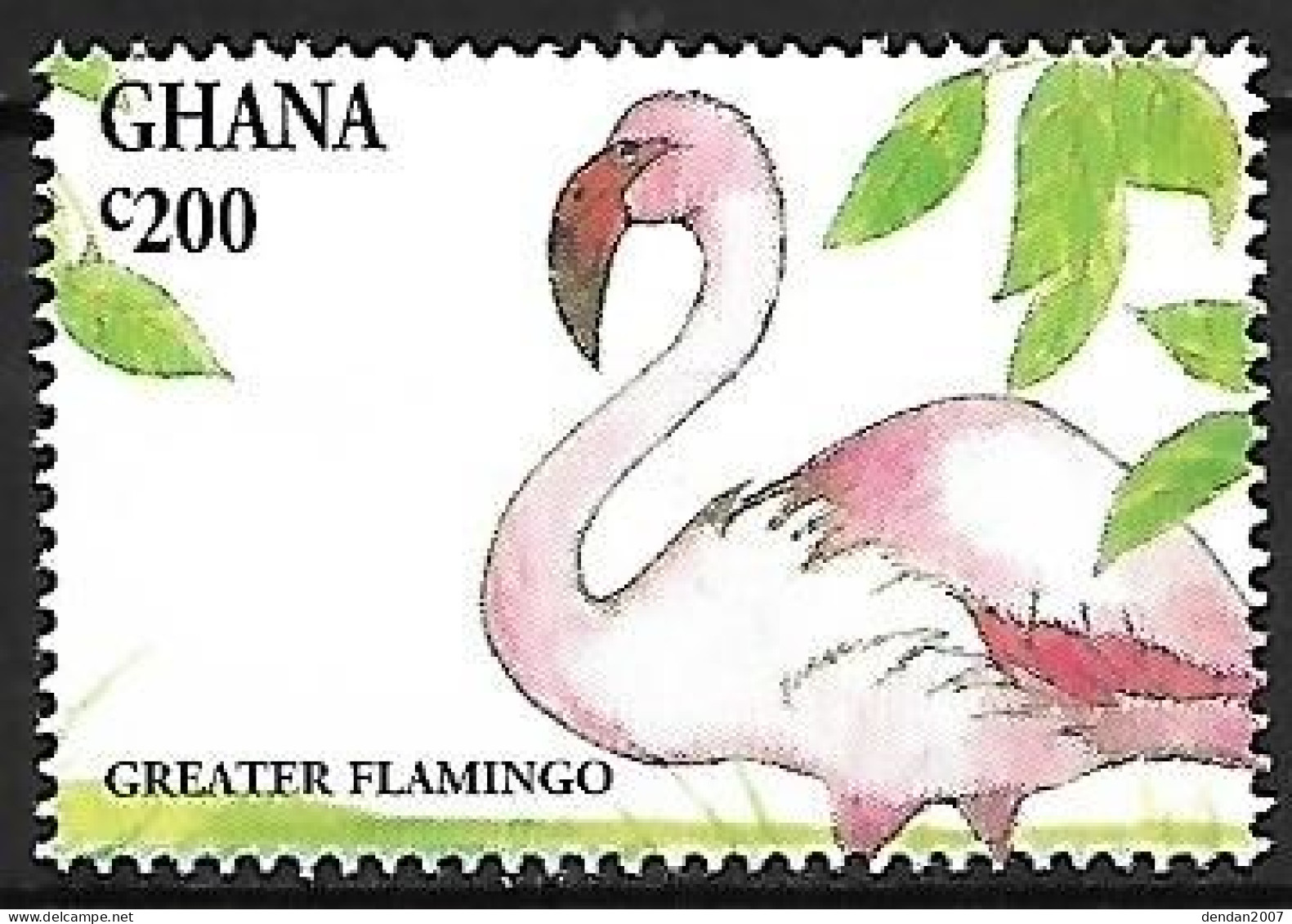 Ghana - MNH ** 1994 :   Greater Flamingo  -  Phoenicopterus Roseus - Fenicotteri