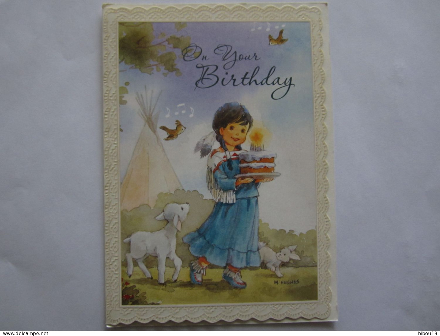 ST LABRE INDIAN SCHOOL  ASHLAND MONTANA  ON YOUR BIRTHDAY  ILLUSTRATION BY MARIA HUGHES - Altri & Non Classificati