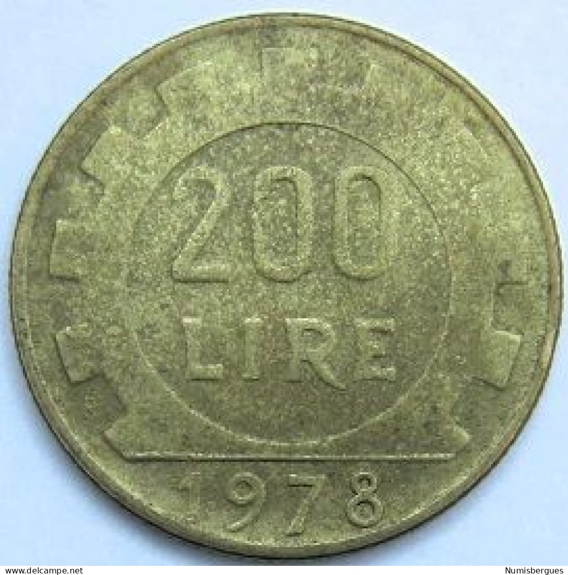 Pièce De Monnaie 200 Lire  1978 - 200 Liras