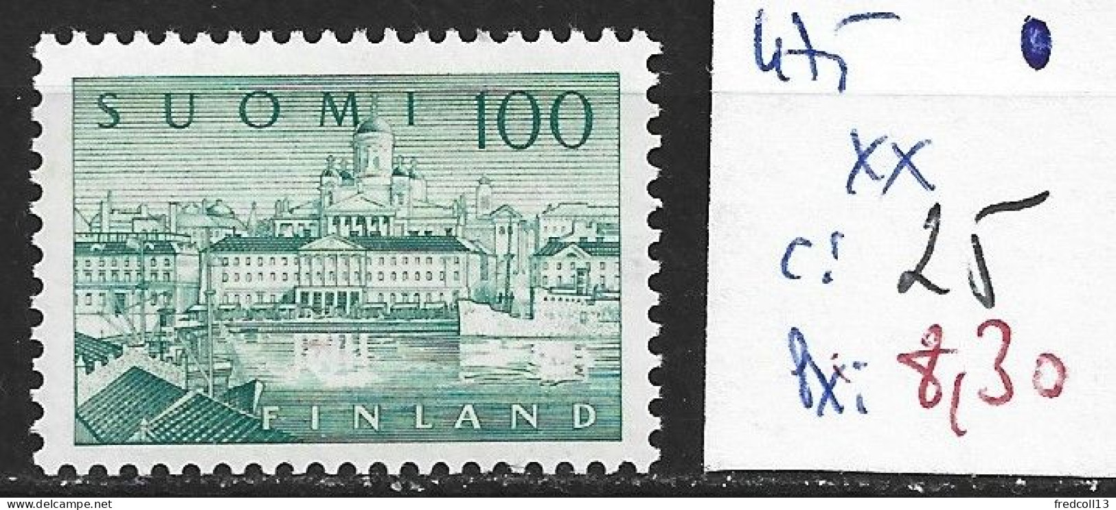 FINLANDE 475 ** Côte 25 € - Unused Stamps