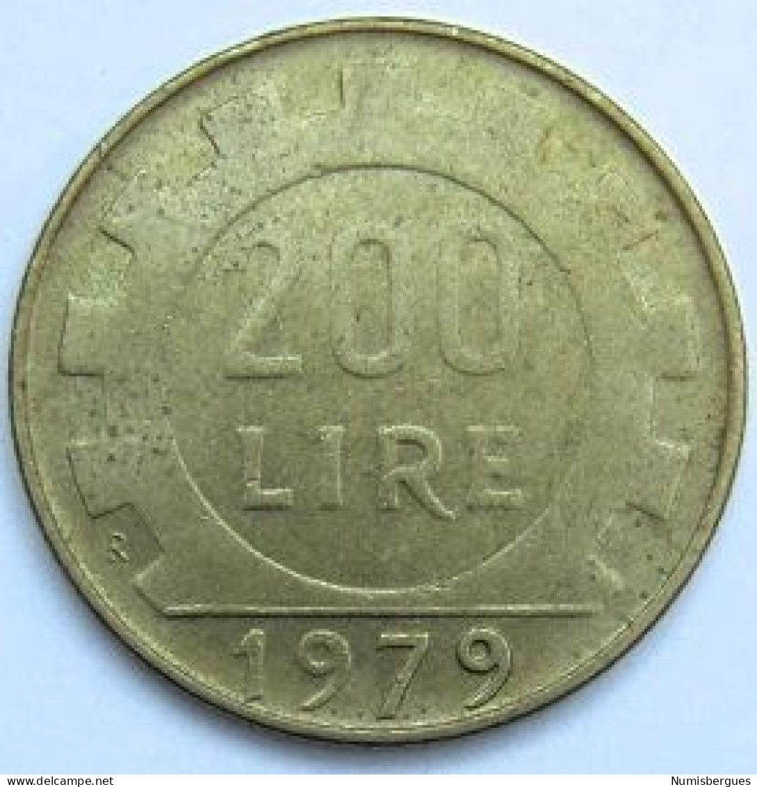 Pièce De Monnaie 200 Lire  1979 - 200 Liras