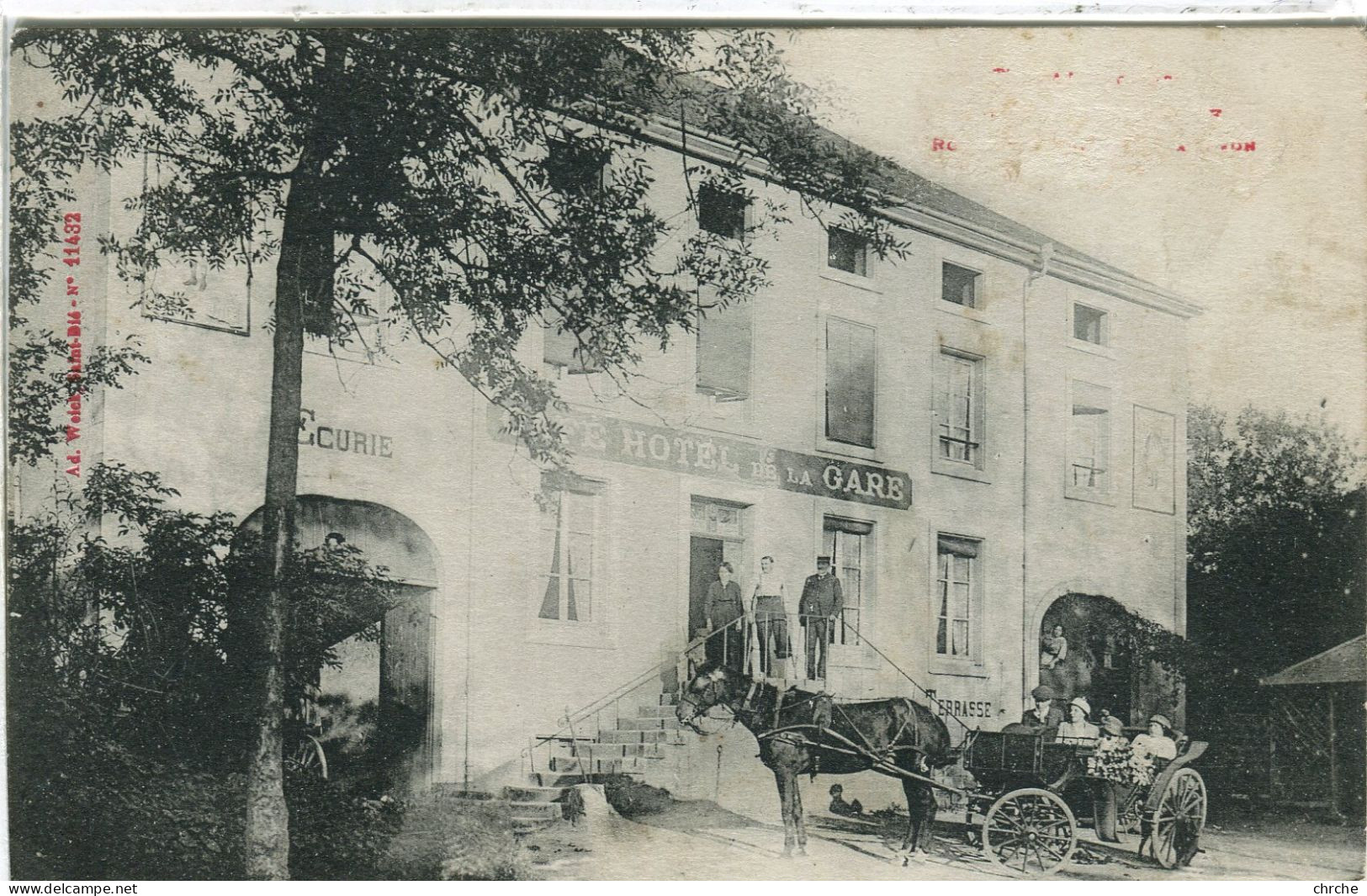 88 - ETIVAL - L'Hôtel De La Gare - Route De Saint Dié - Etival Clairefontaine