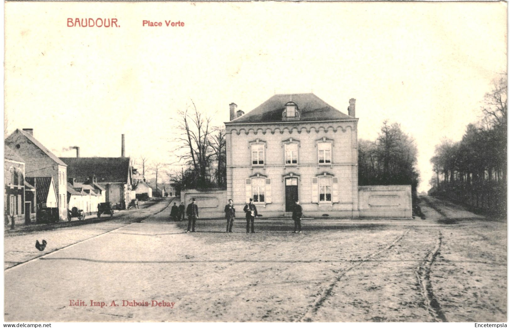 CPA Carte Postale Belgique  Baudour Place Verte 1911? VM75939ok - Saint-Ghislain