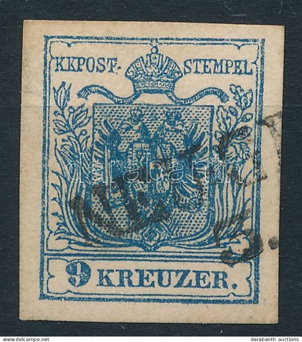 O 1850 9kr MP III Kisebb Lemezhibákkal "NEU-G(RADISKA)" - Other & Unclassified