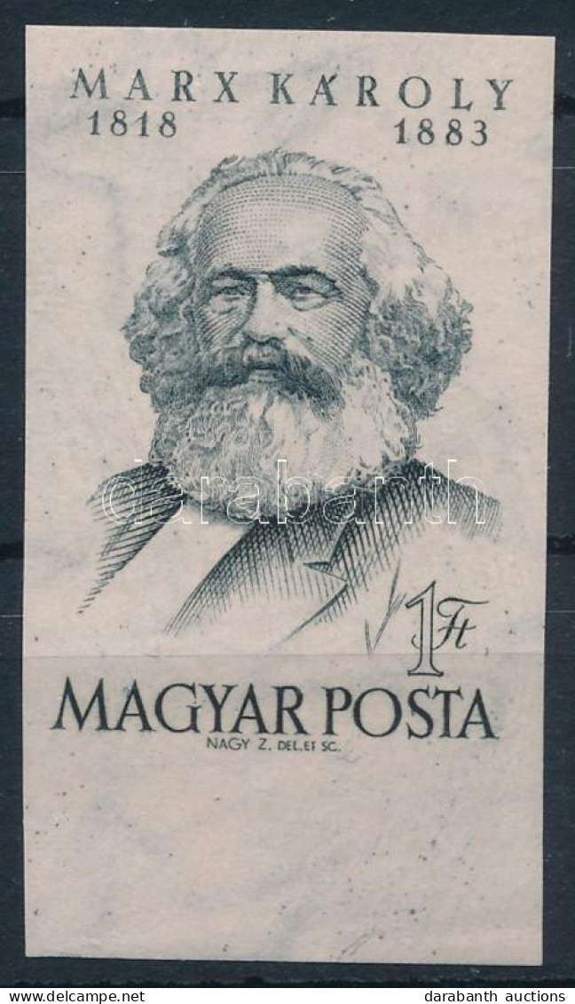 ** 1953 Marx ívszéli Vágott Bélyeg - Otros & Sin Clasificación