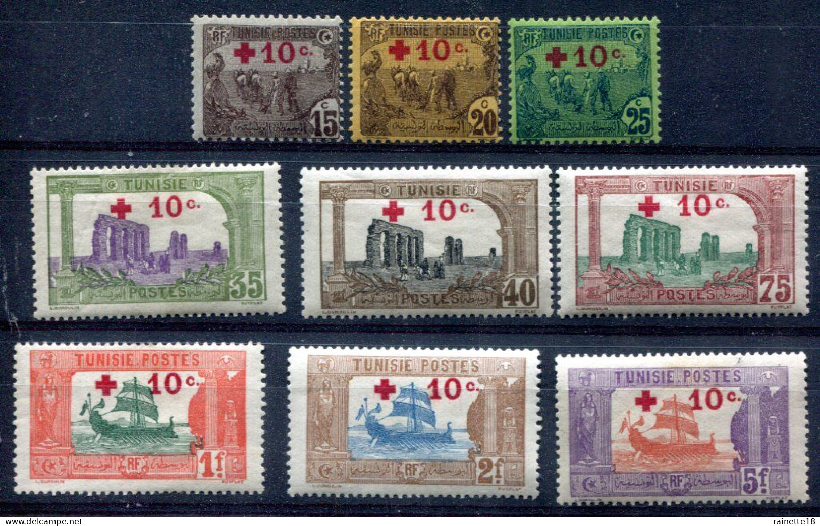 Tunisie     50/58 * - Unused Stamps