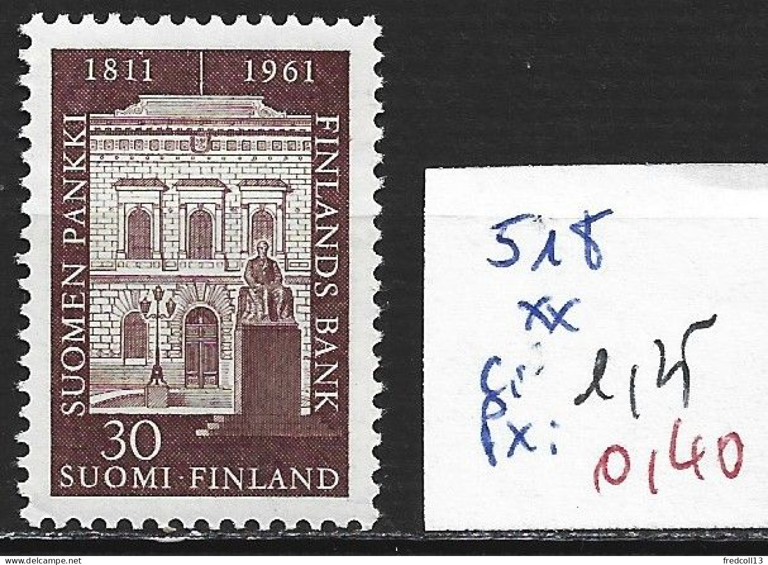 FINLANDE 518 ** Côte 1.25 € - Unused Stamps
