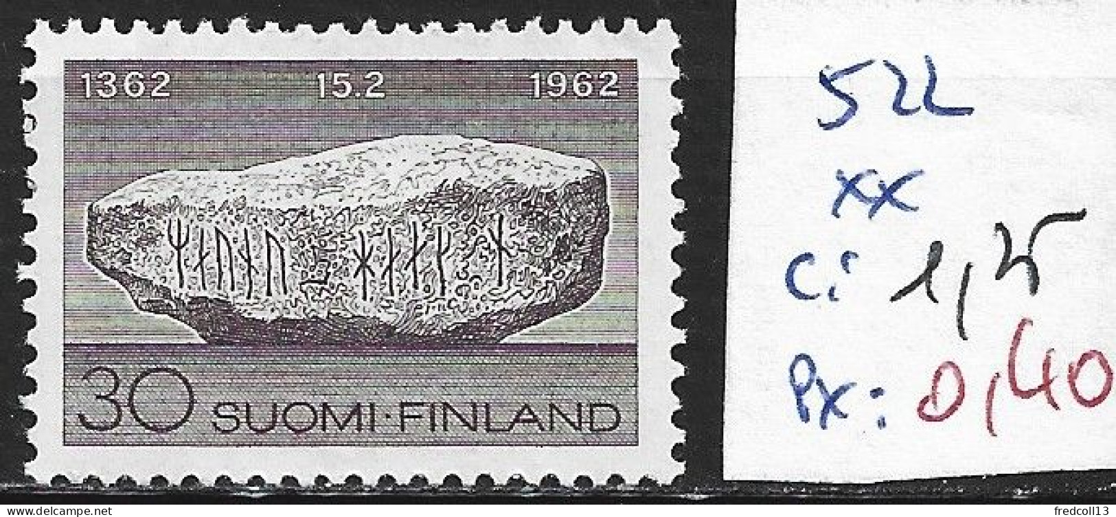 FINLANDE 522 ** Côte 1.25 € - Unused Stamps