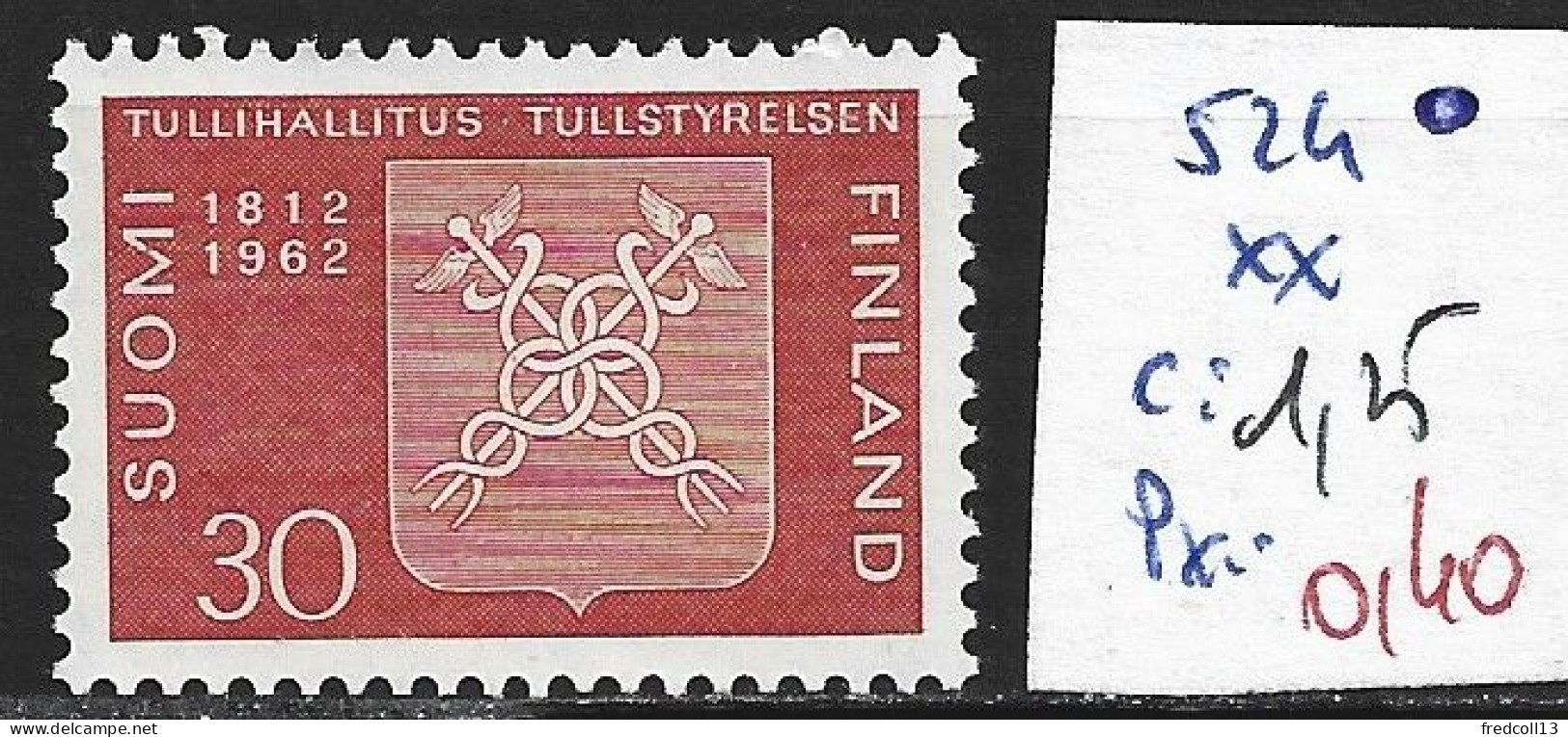 FINLANDE 524 ** Côte 1.25 € - Neufs