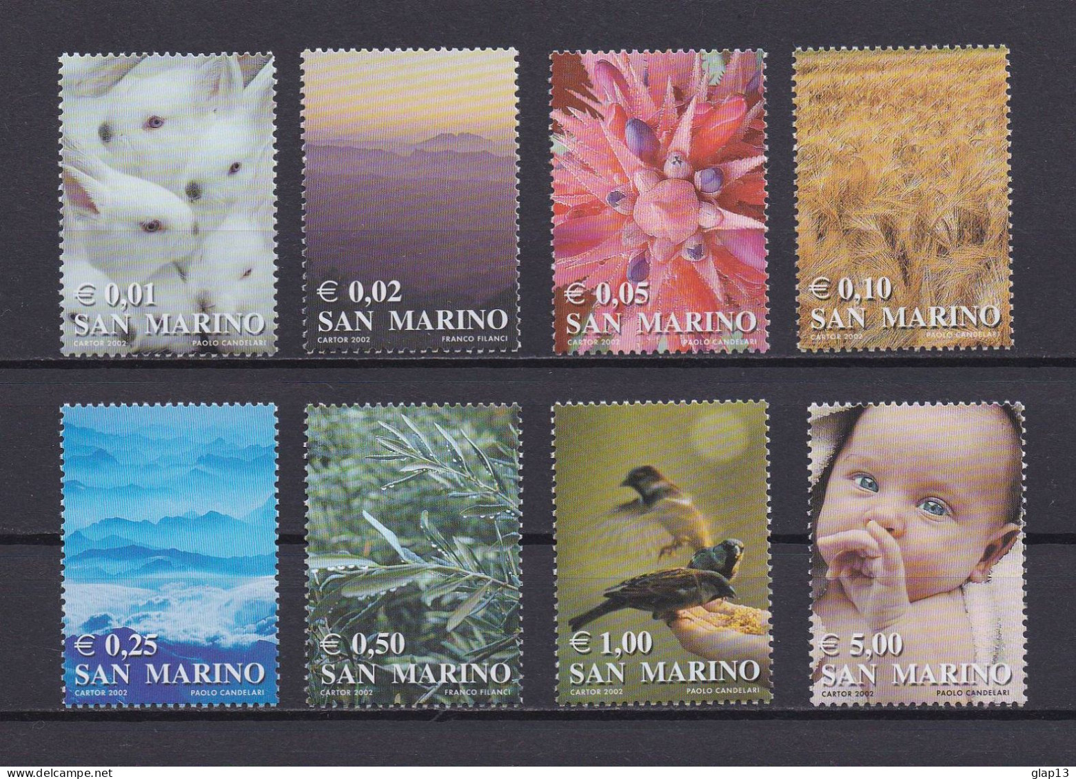 SAINT MARIN 2002 TIMBRE N°1797/04 NEUF** LES COULEURS DE LA VIE - Unused Stamps