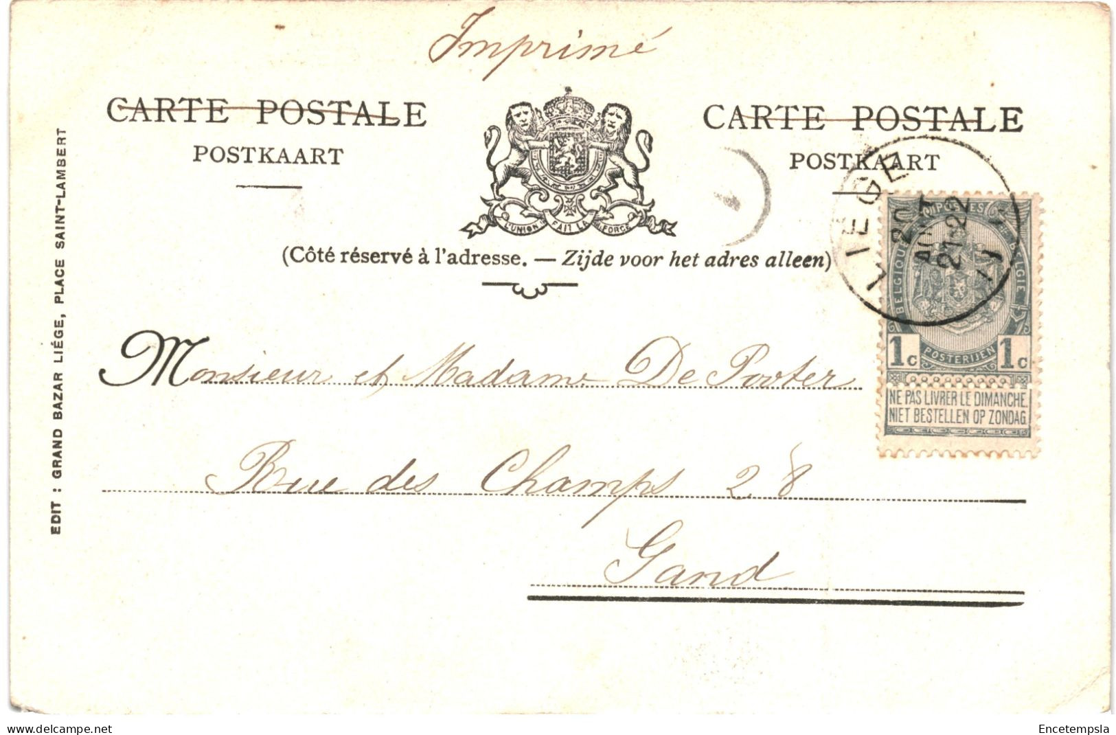 CPA Carte Postale Belgique  Pepinster  Carrière Jaminon Début 1900 VM75942ok - Pepinster