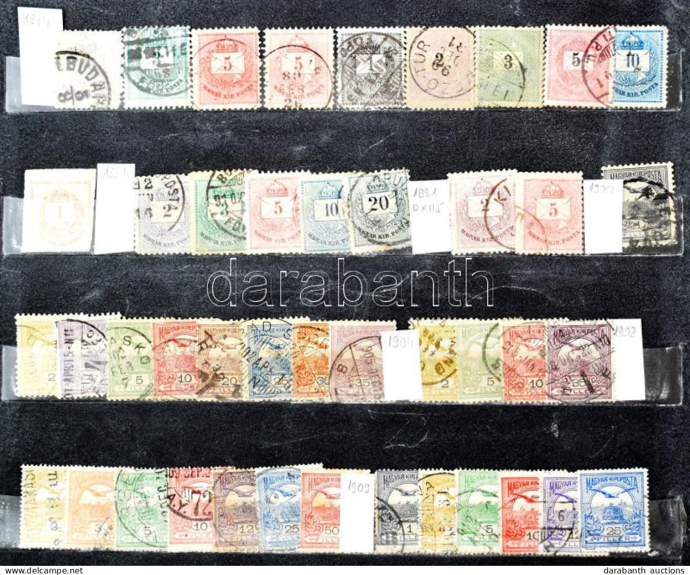 **, *, O 1874-1956 Magyar Gyűjtemény, Benne Sorok és Blokkok (1933 Repülő Sor, ORBÉK, LEHE, Szent István, Művész, Árvíz  - Altri & Non Classificati