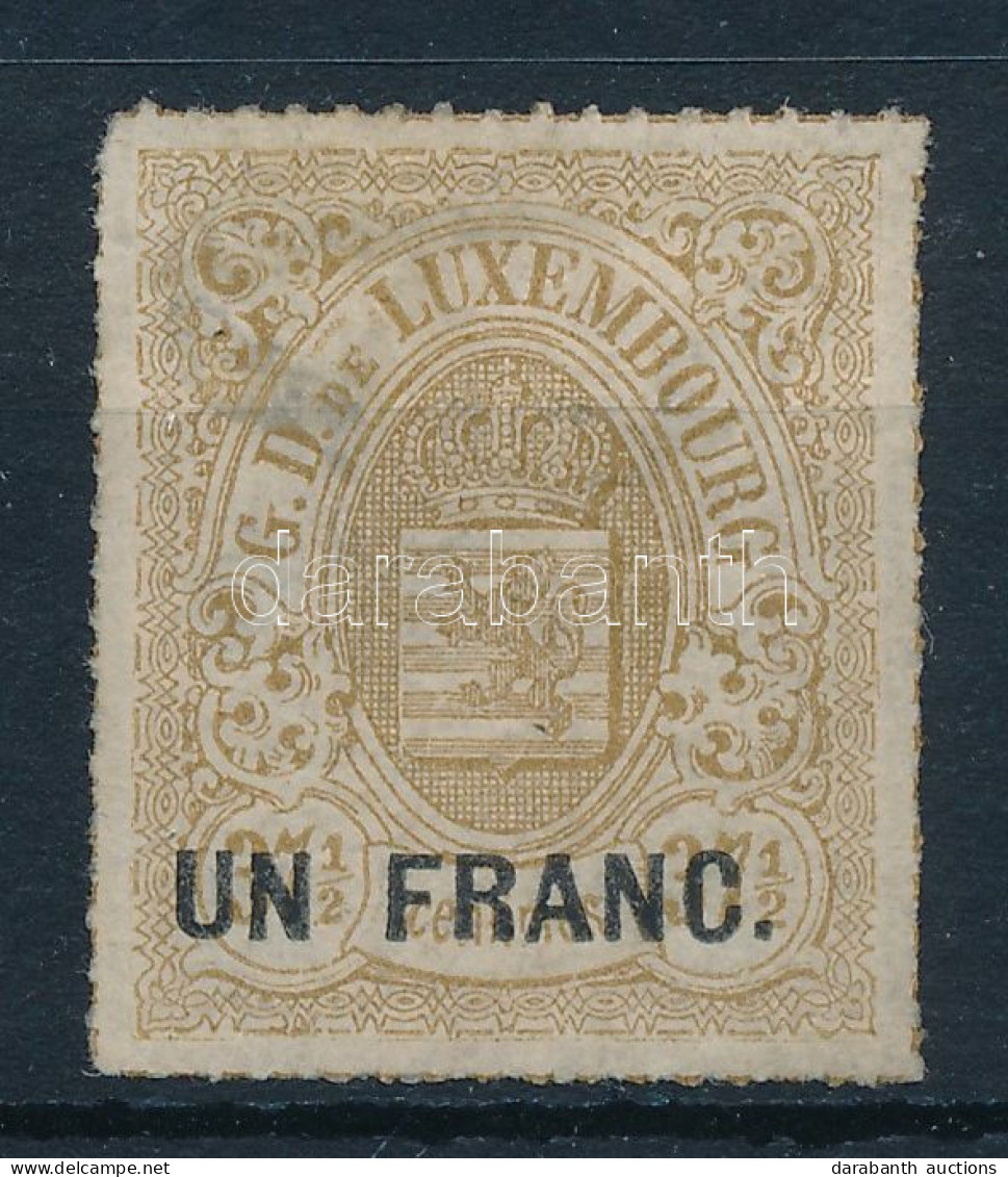 O Luxemburg 1872 Mi 25 (Mi EUR 100.-) - Altri & Non Classificati