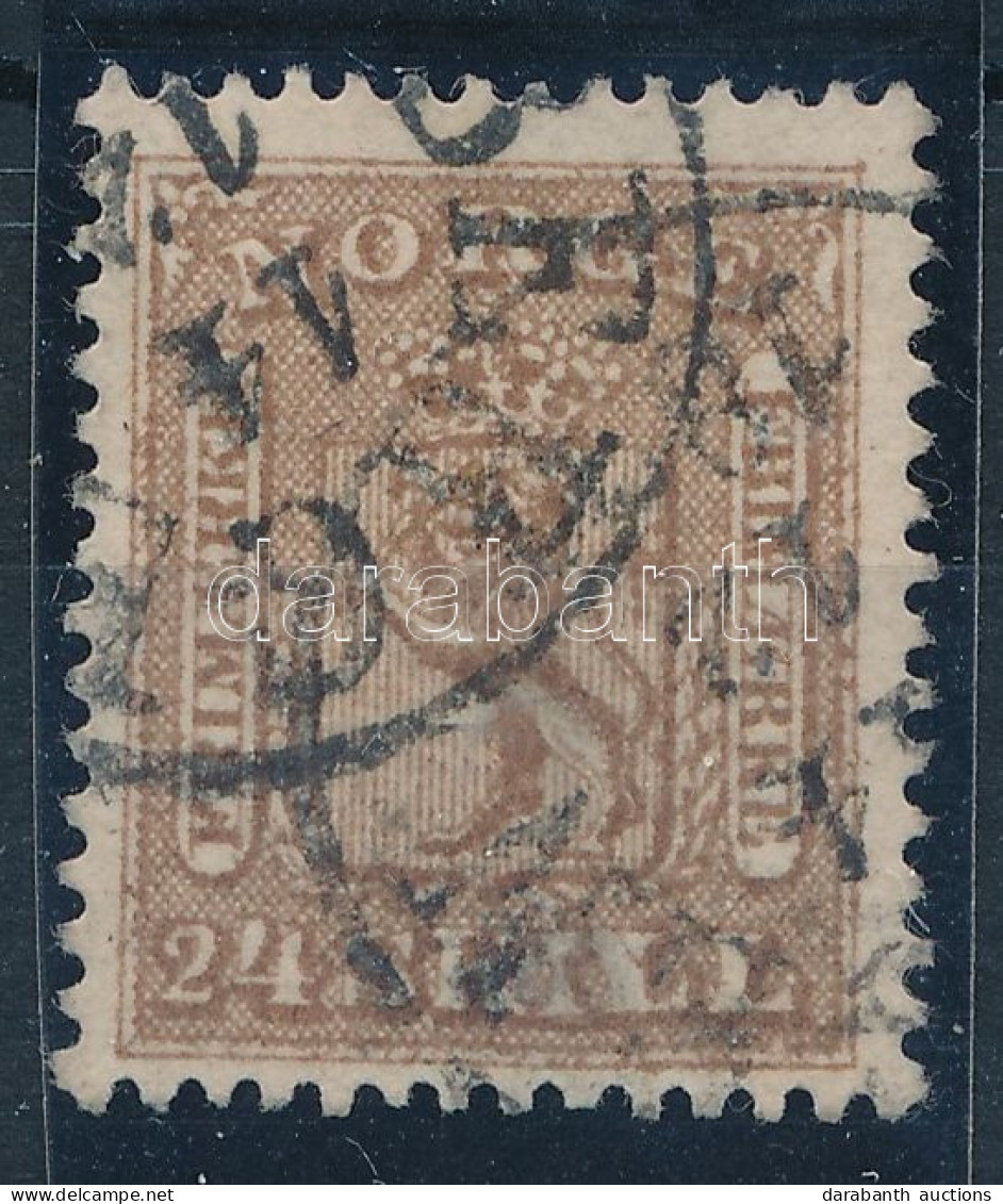 O Norvégia 1863 Mi 10 (Mi EUR 100,-) - Otros & Sin Clasificación