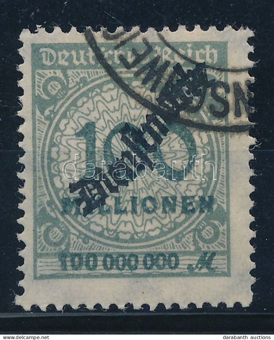 O Deutsches Reich 1923 Dienstmarke (Hivatalos) Mi 82 (Mi EUR 200,-) - Other & Unclassified