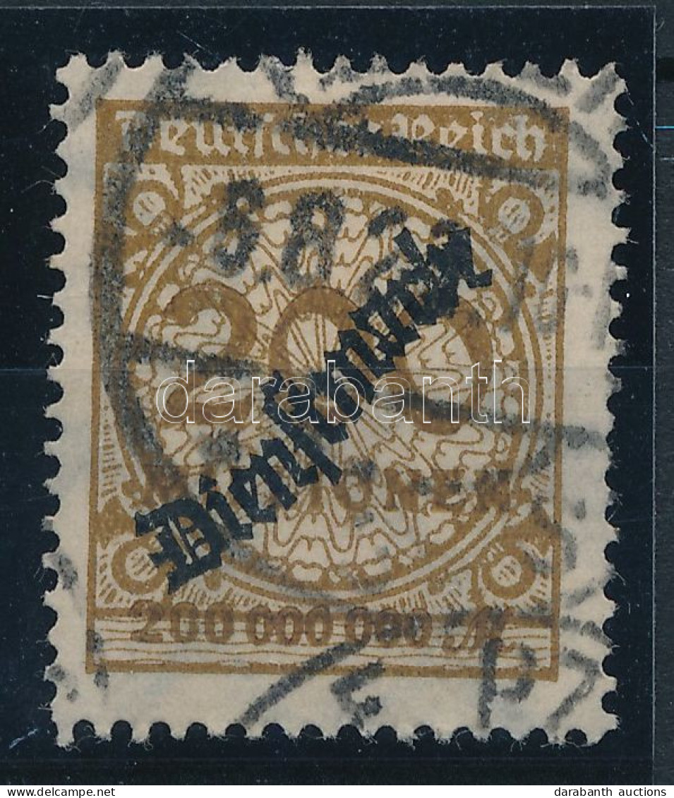 O Deutsches Reich 1923 Dienstmarke (Hivatalos) Mi 83 (Mi EUR 200,-) - Sonstige & Ohne Zuordnung