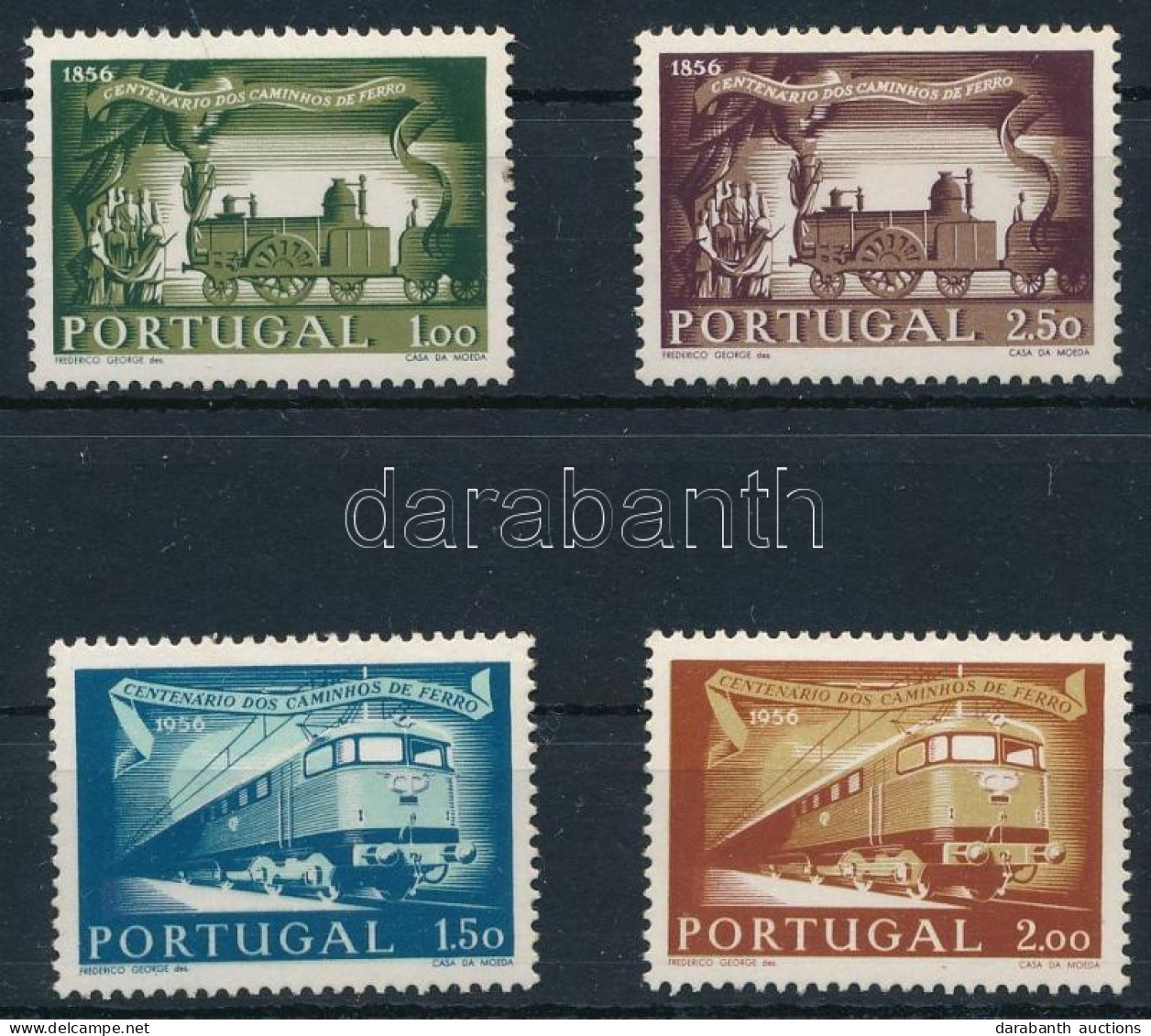 ** Portugália 1956 Mi 850-853 (Mi EUR 120,-) - Andere & Zonder Classificatie