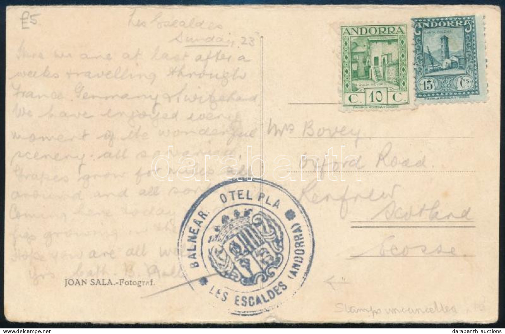 Andorra Spanyol Posta ~1925 - Sonstige & Ohne Zuordnung