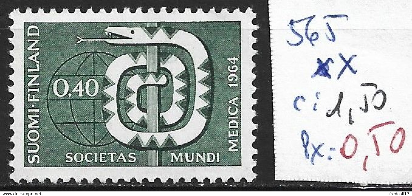 FINLANDE 565 ** Côte 1.50 € - Unused Stamps