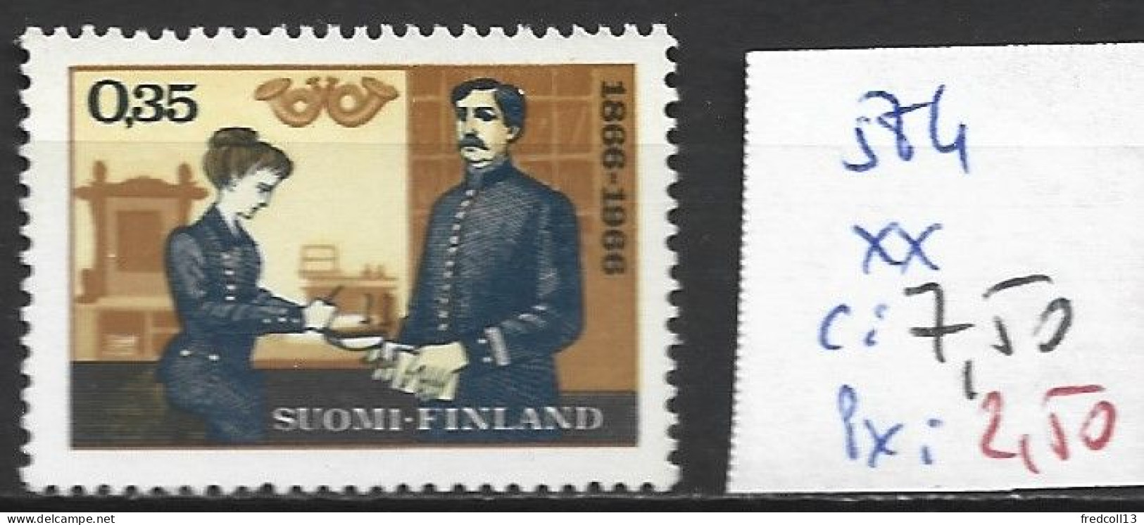 FINLANDE 584 ** Côte 7.50 € - Unused Stamps