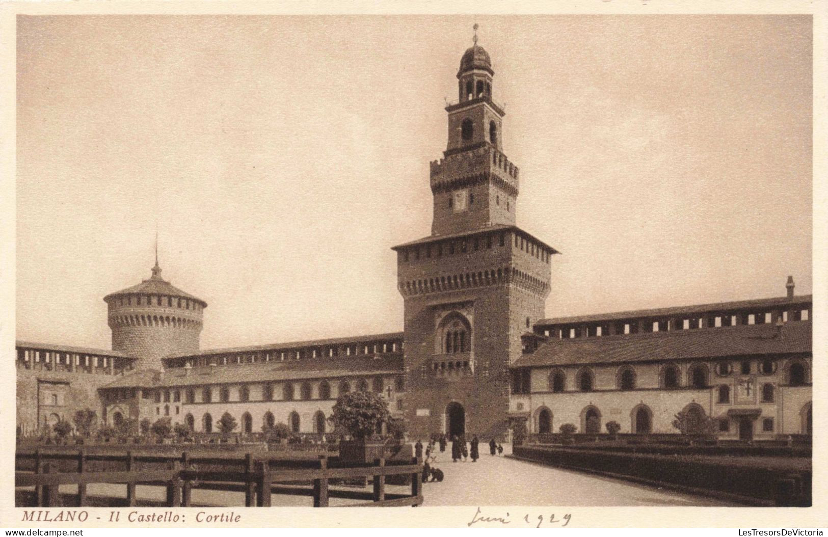 ITALIE - Milano - Il Castello : Cortile - Carte Postale Ancienne - Milano (Milan)