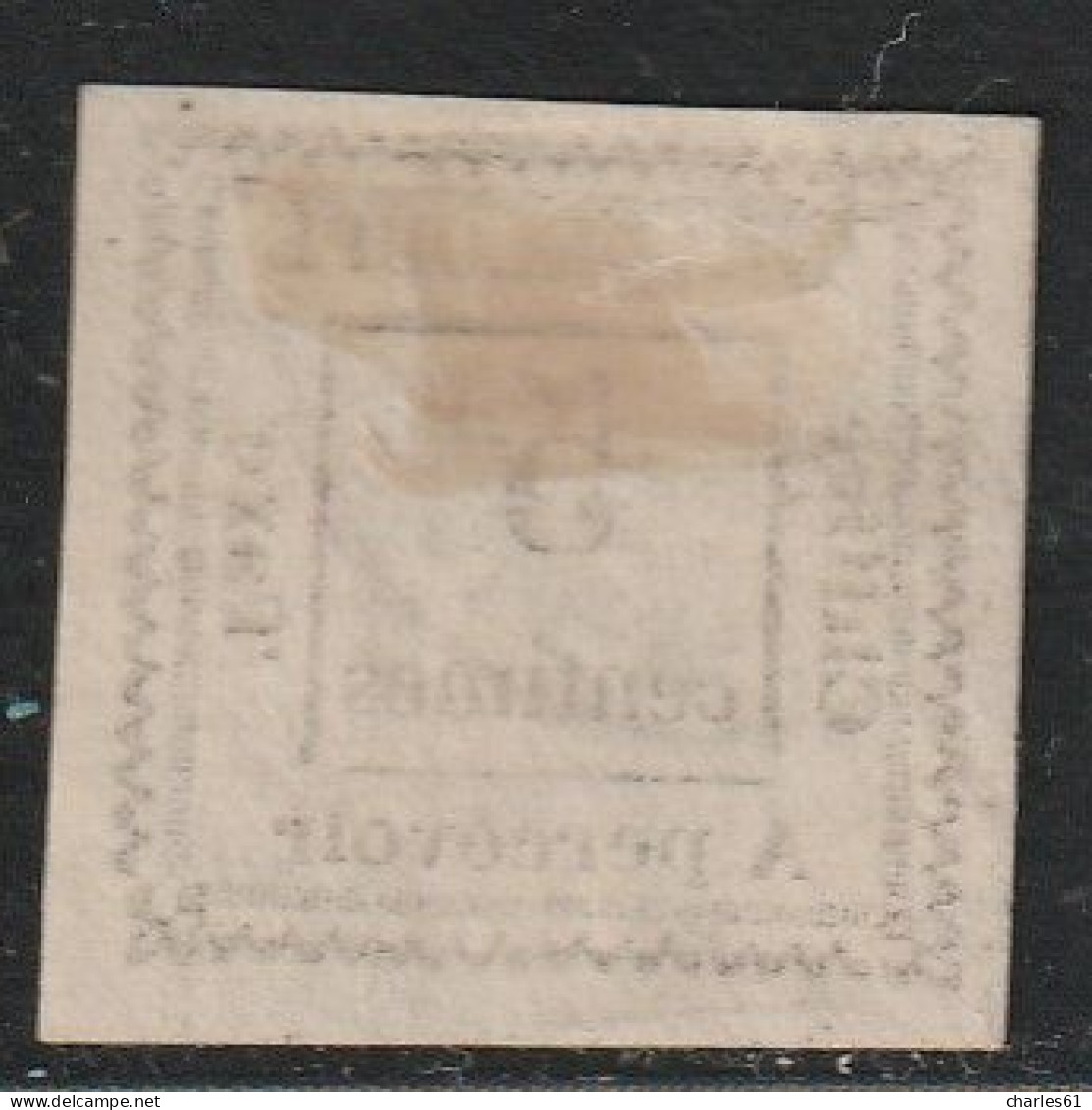 GUADELOUPE - TAXE : N°6 Obl (1884) 5c Blanc - Strafport