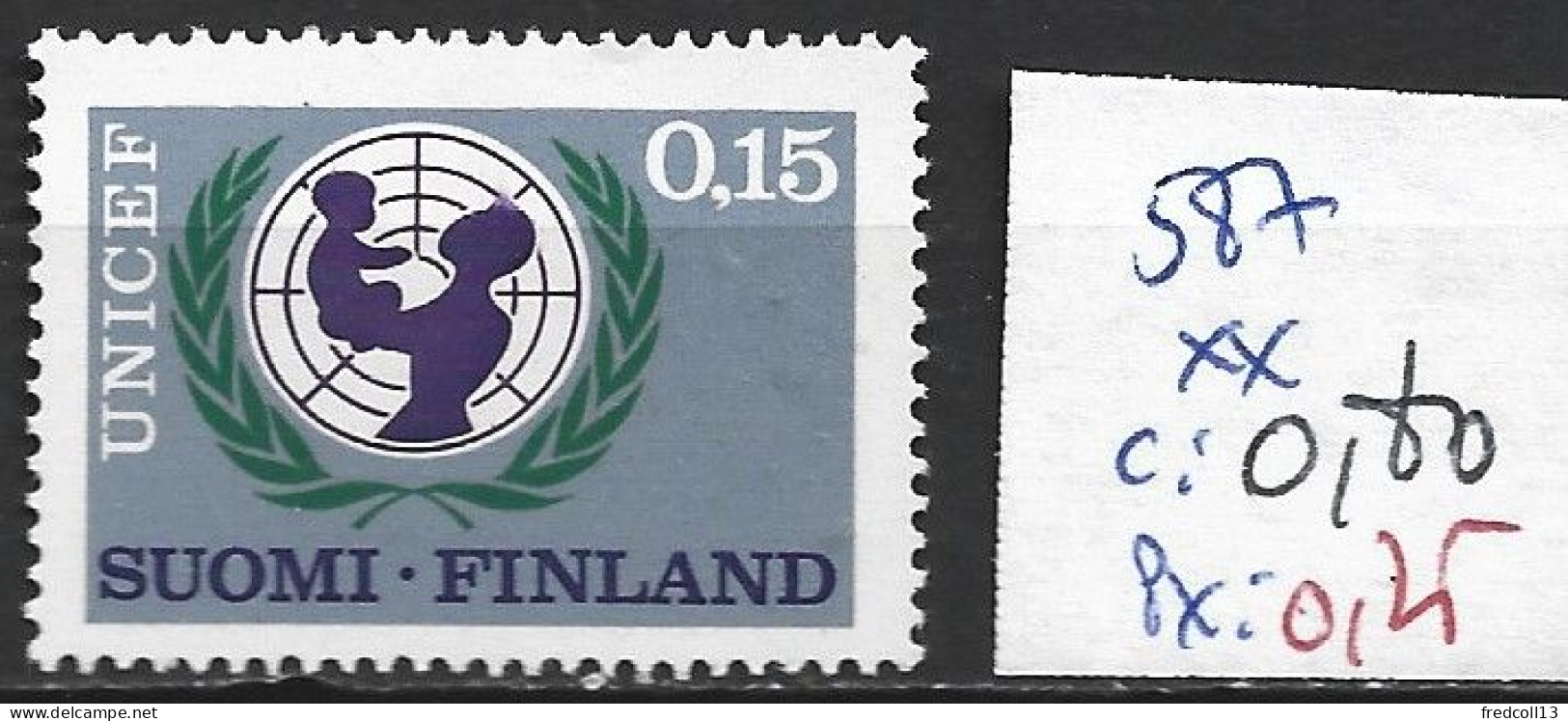 FINLANDE 587 ** Côte 0.80 € - Unused Stamps