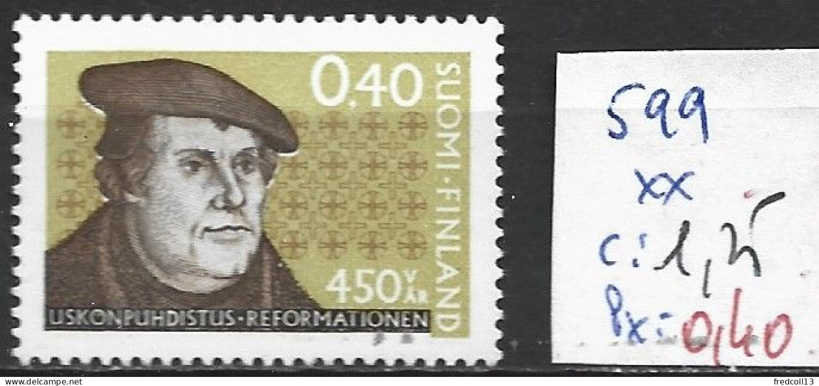 FINLANDE 599 ** Côte 1.25 € - Unused Stamps