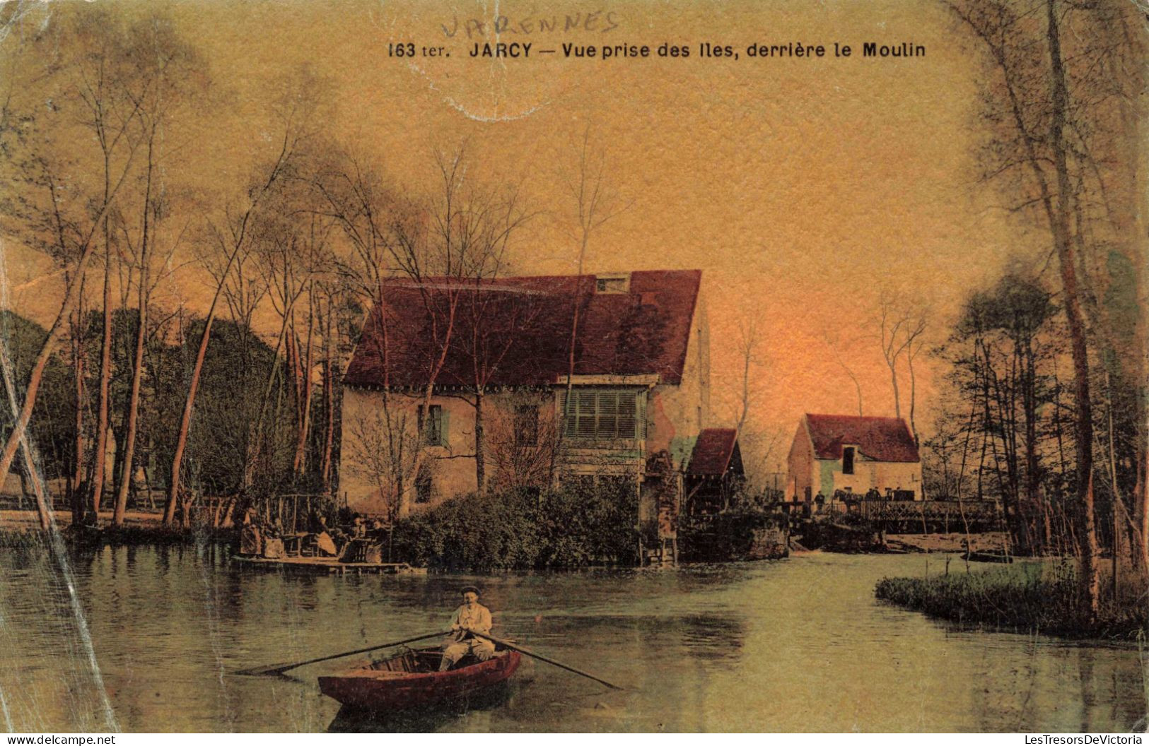 FRANCE - 91 - Varenne-Jarcy - Vue Prise Des Iles, Derrière Le Moulin - Carte Postale Ancienne - Other & Unclassified