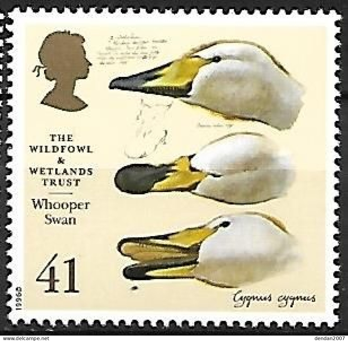 Great Britain - MNH ** 1996 : Whooper Swan  -  Cygnus Cygnus - Cisnes