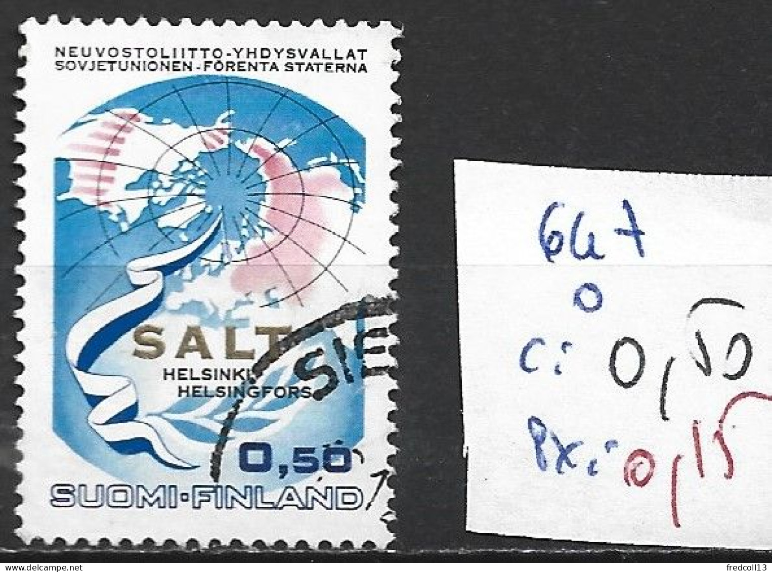 FINLANDE 647 Oblitéré Côte 0.50 € - Used Stamps