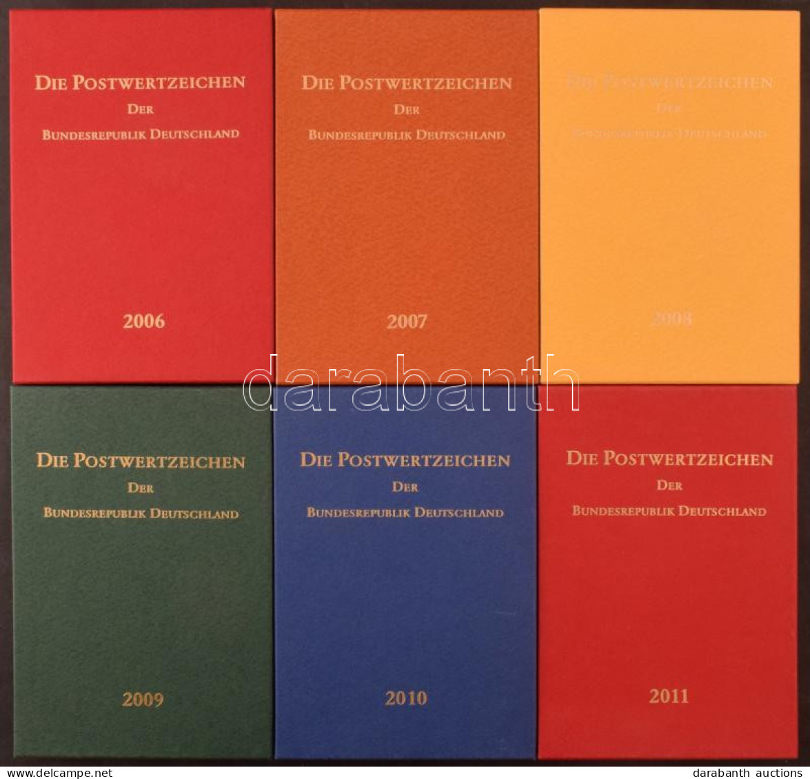 NSZK 2006-2011 6 Db üres évkönyv - Andere & Zonder Classificatie