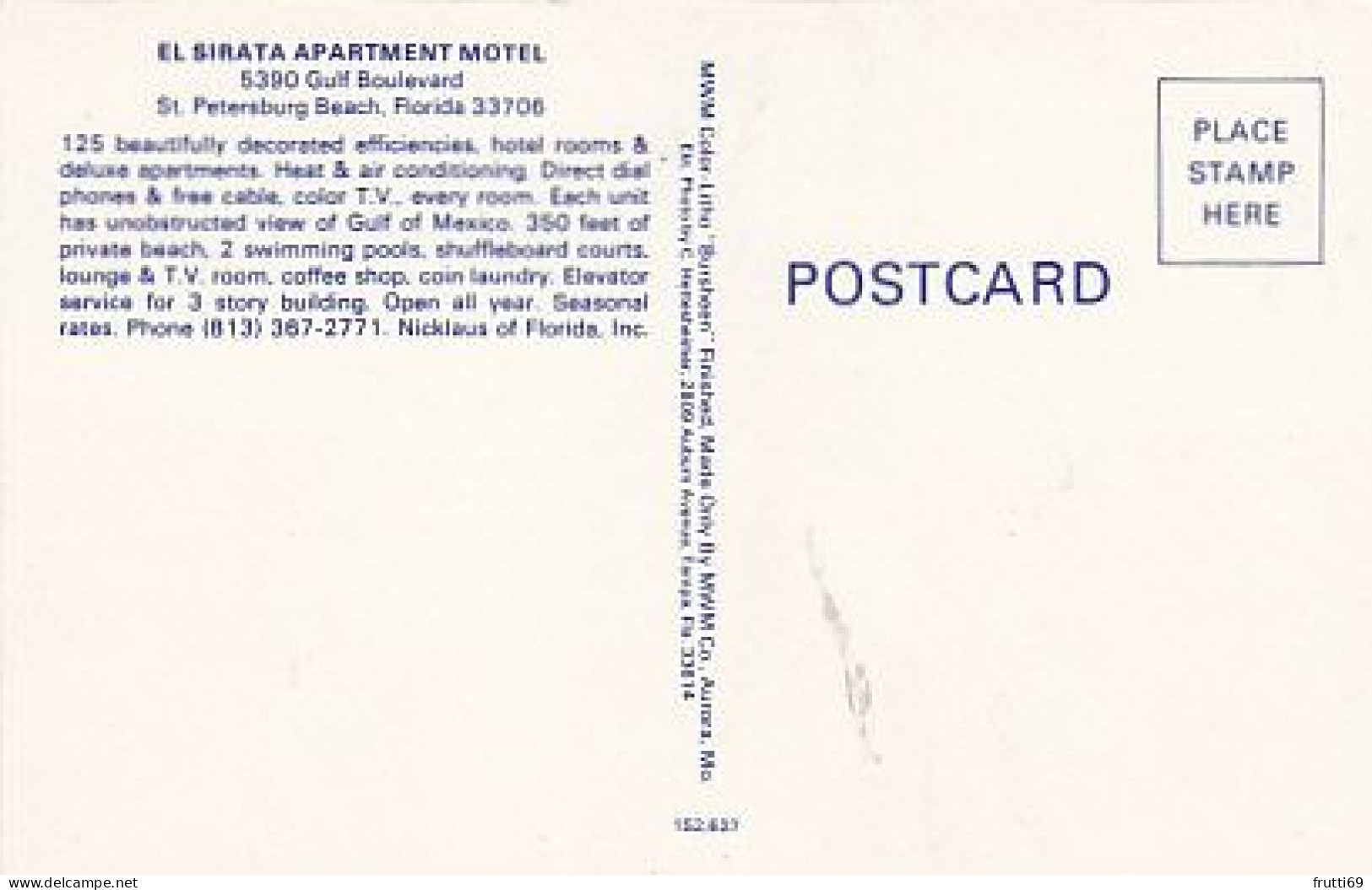 AK 194541 USA - Florida - St. Petersburg -  El Sirata Apartment Hotel - St Petersburg