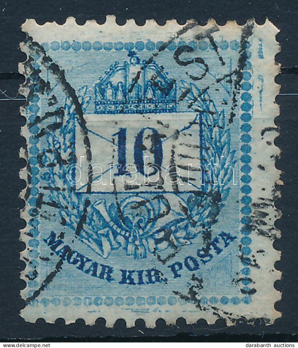 O 1881 "E" 10kr Lemezhibákkal - Other & Unclassified