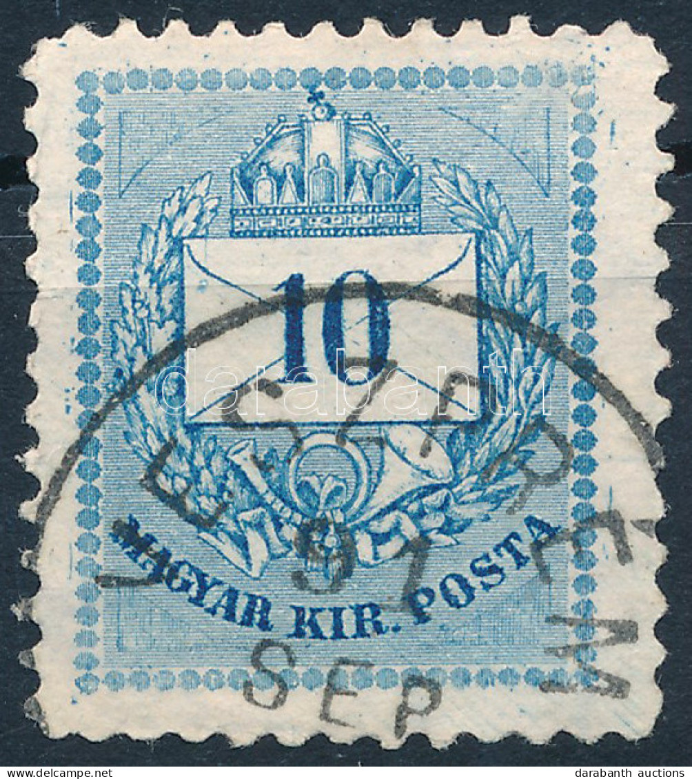 O 1881 10kr II. "B" 11 1/2-es Fogazás - Altri & Non Classificati