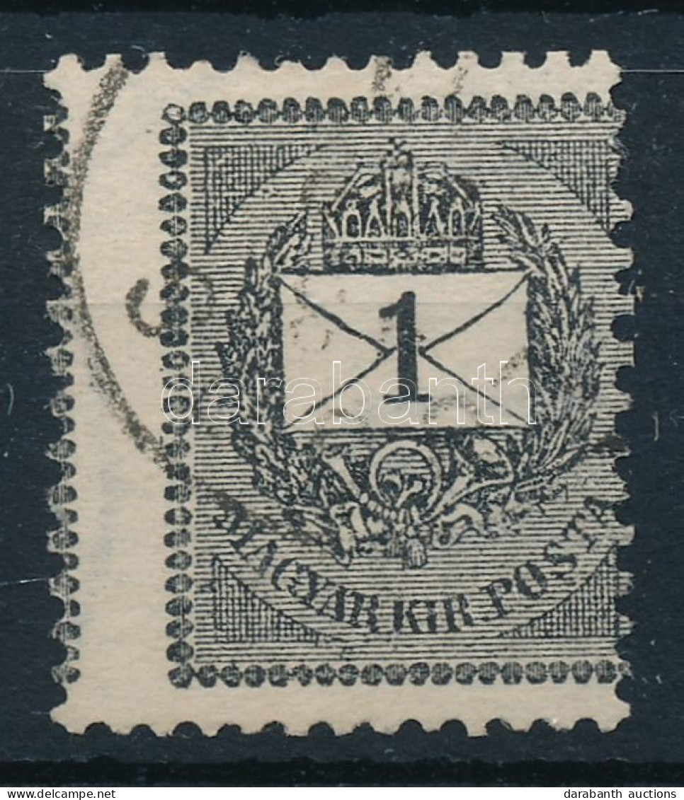 O 1889 1kr Durva Képbe Fogazással - Other & Unclassified