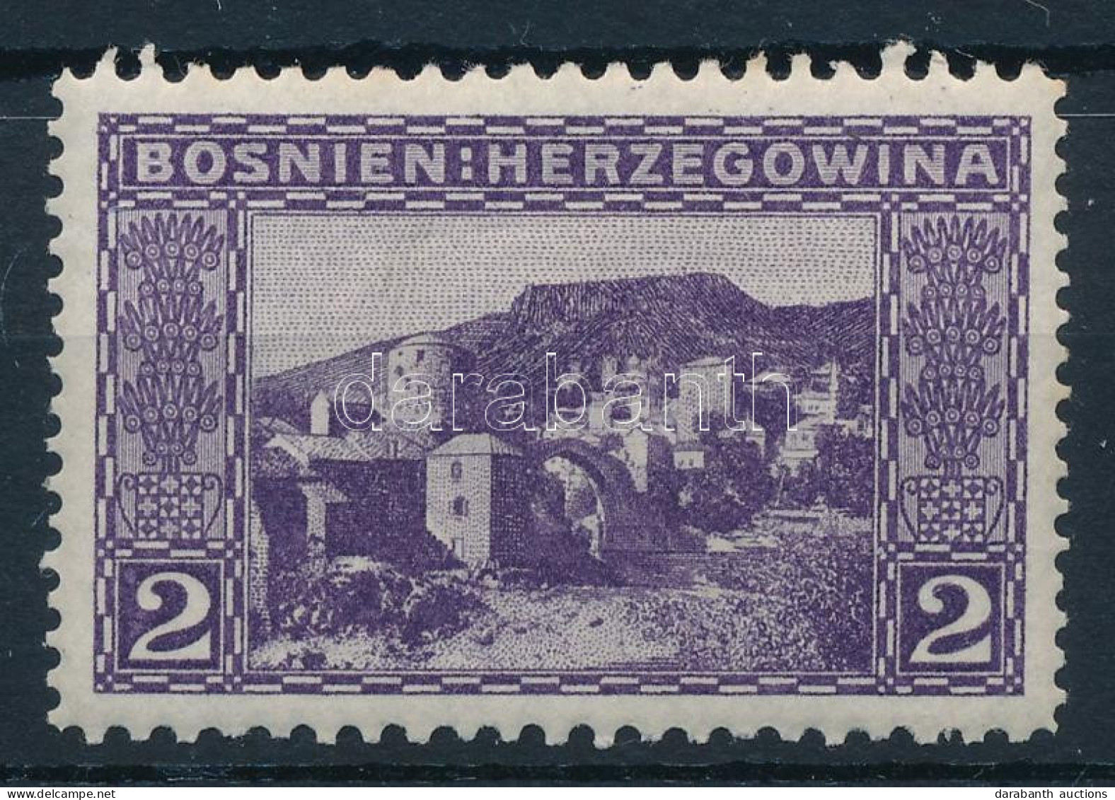 ** Bosznia-Hercegovina 1906 2H Vegyes Fogazással - Sonstige & Ohne Zuordnung