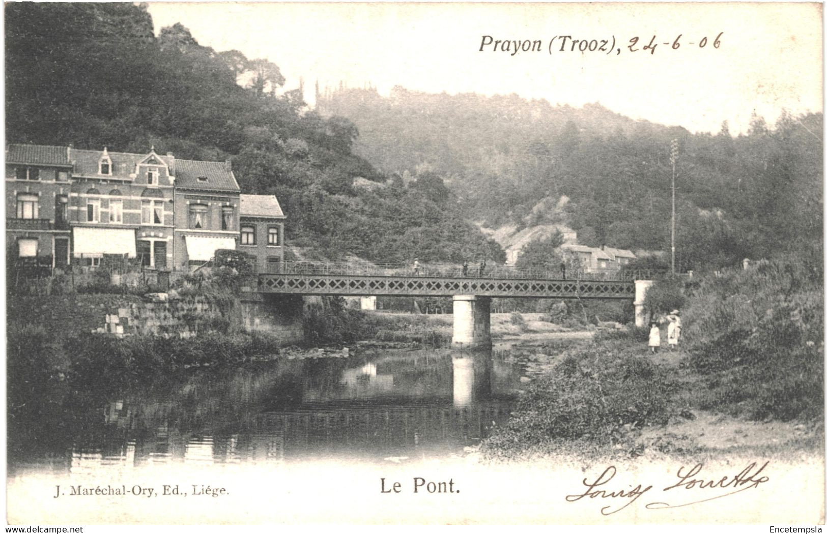 CPA Carte Postale Belgique Prayon Le Pont  1906 VM75949ok - Trooz