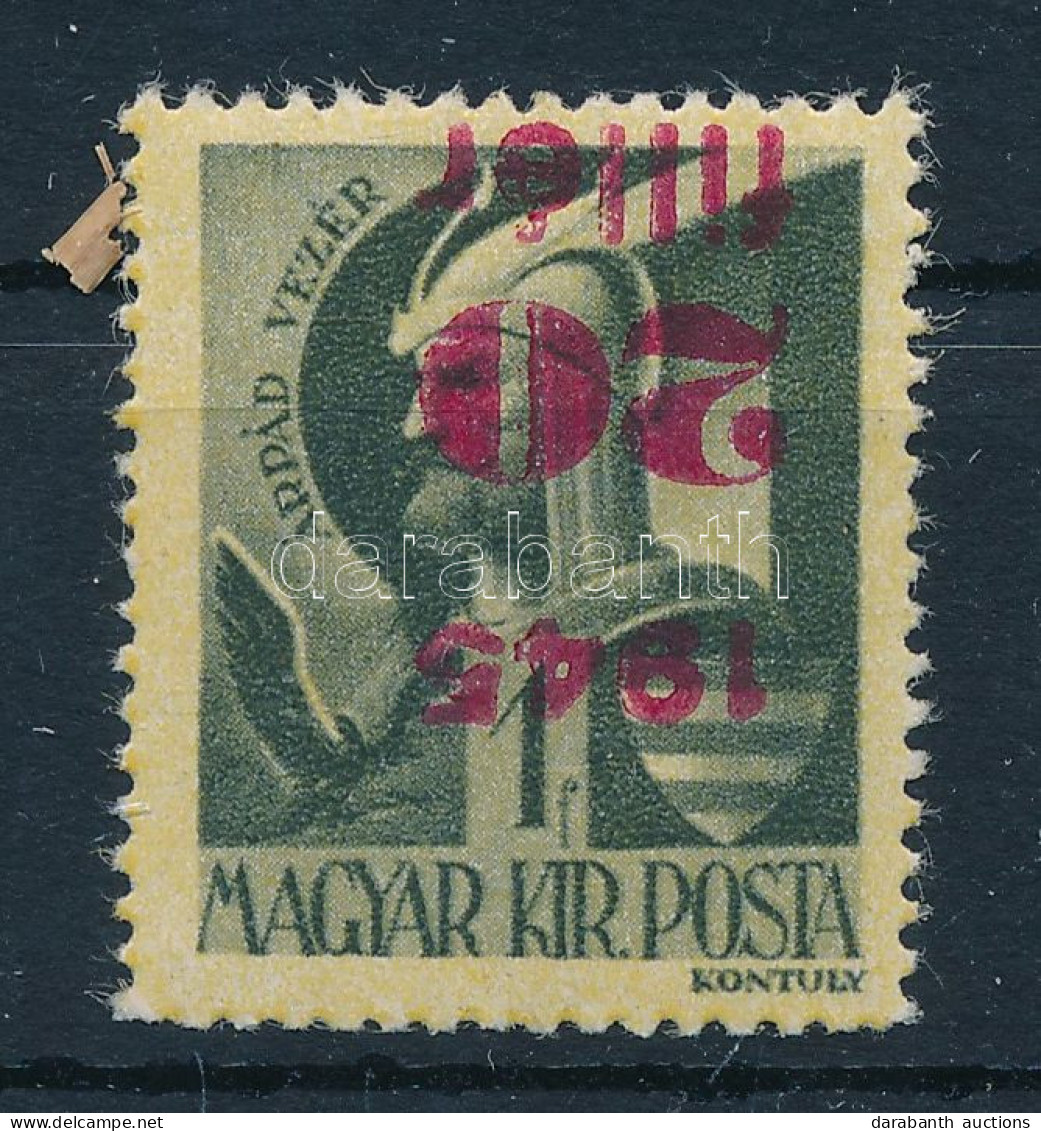 ** 1945 Kisegítő 20f/1f Fordított Felülnyomással - Altri & Non Classificati