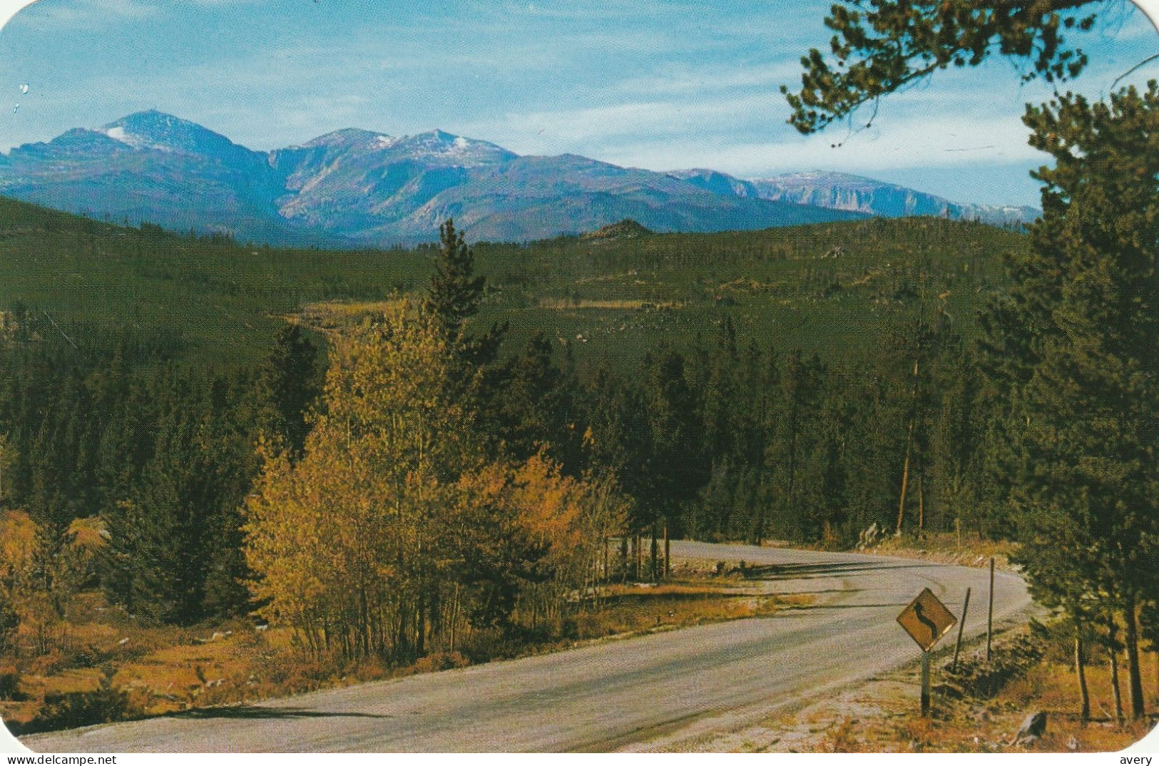 High Peaks Of The Big Horn Mountains As Seen From Hwy. U. S. 16 From Buffalo To Ten Sleep, Wyoming - Otros & Sin Clasificación