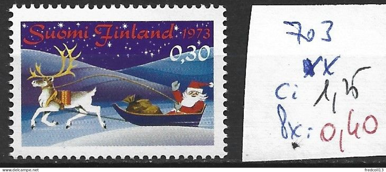 FINLANDE 703 ** Côte 1.25 € - Neufs