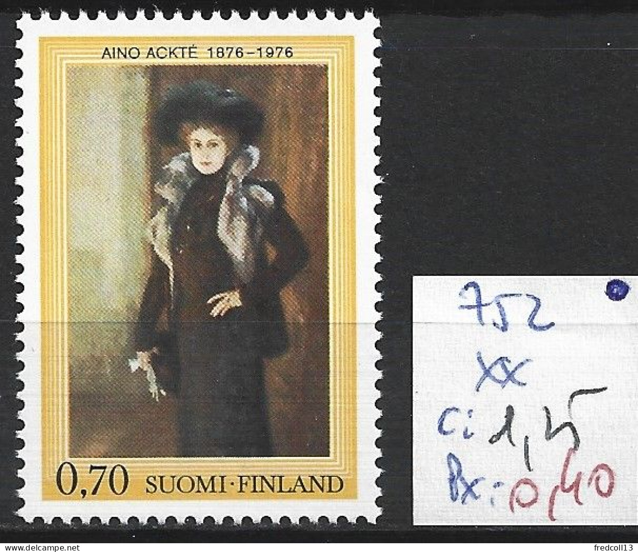 FINLANDE 752 ** Côte 1.25 € - Unused Stamps