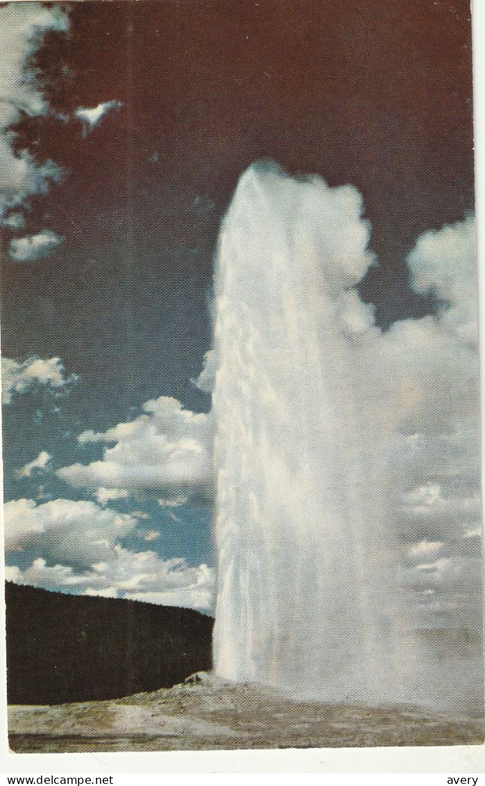 Celebrated Old Faithful Geyser, Yellstone Park, Named For Regularity Of Eruption In 1870 By General Henry D. Washburn - Yellowstone