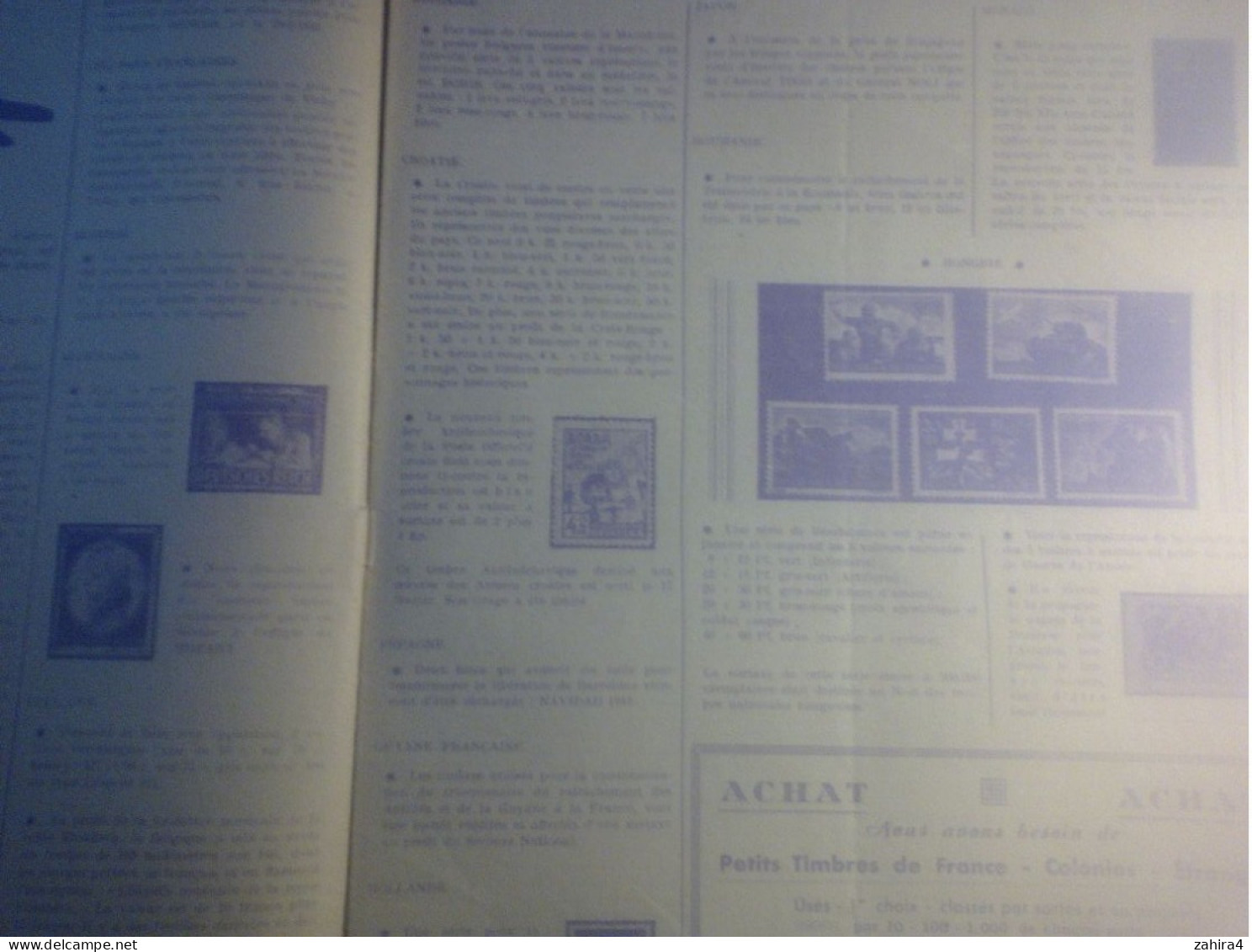 Temps Guerre Prix Courant Philatélique Illustré N°5 Un Peu De Tout Secours National 1941 Descarte Défense De L'empire - Frankreich