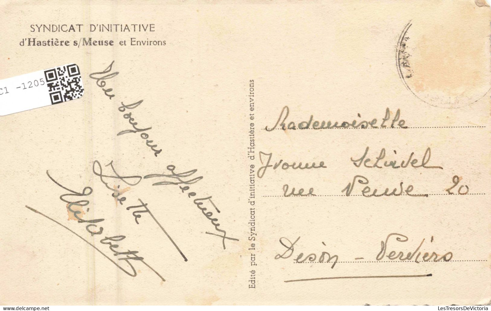 BELGIQUE - Hastière-par-de-là - Castel N.D. De Lourdes - Terrasse Extérieure - Carte Postale Ancienne - Hastiere