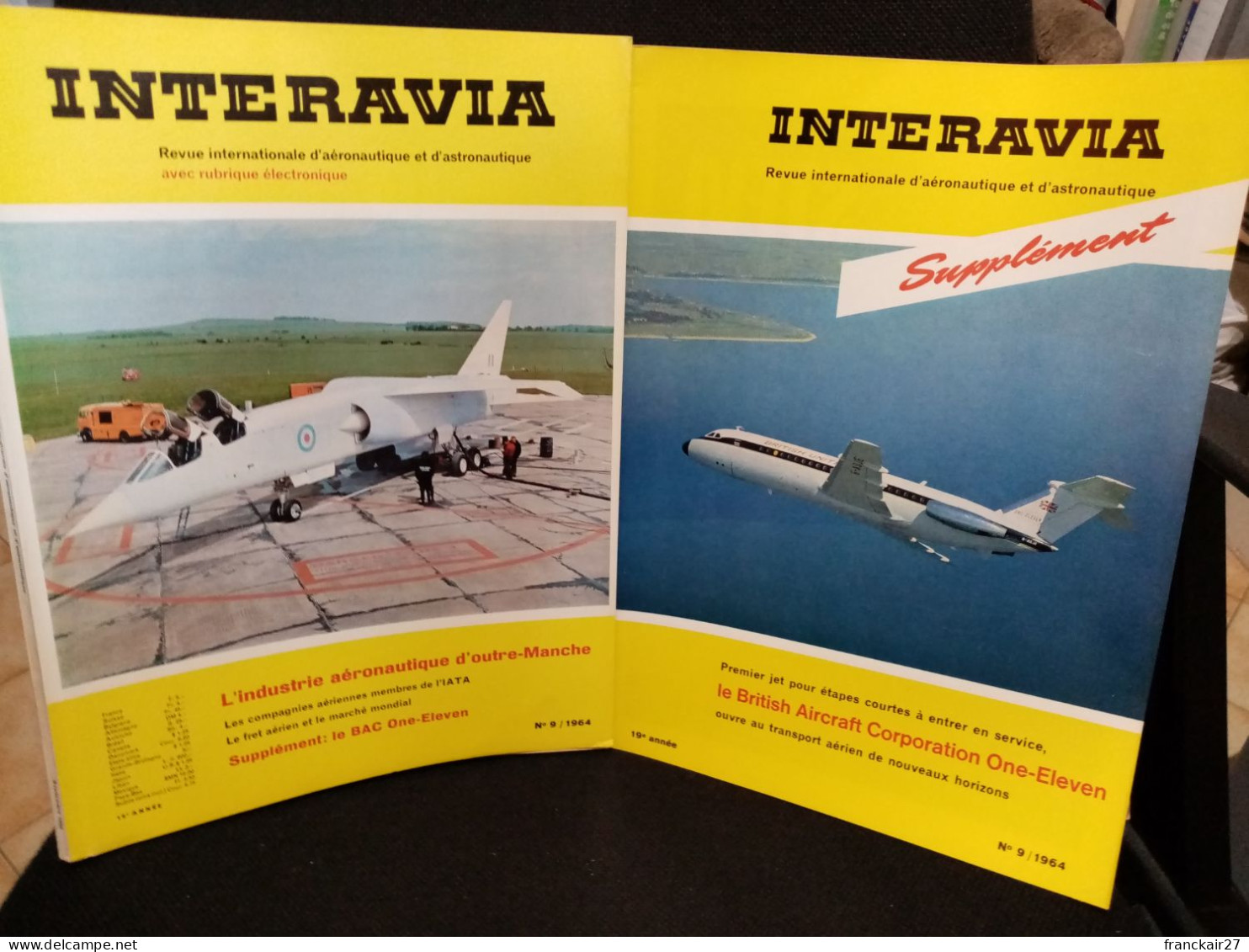 INTERAVIA 9/1964+ Supplément Revue Internationale Aéronautique Astronautique Electronique - Aviation